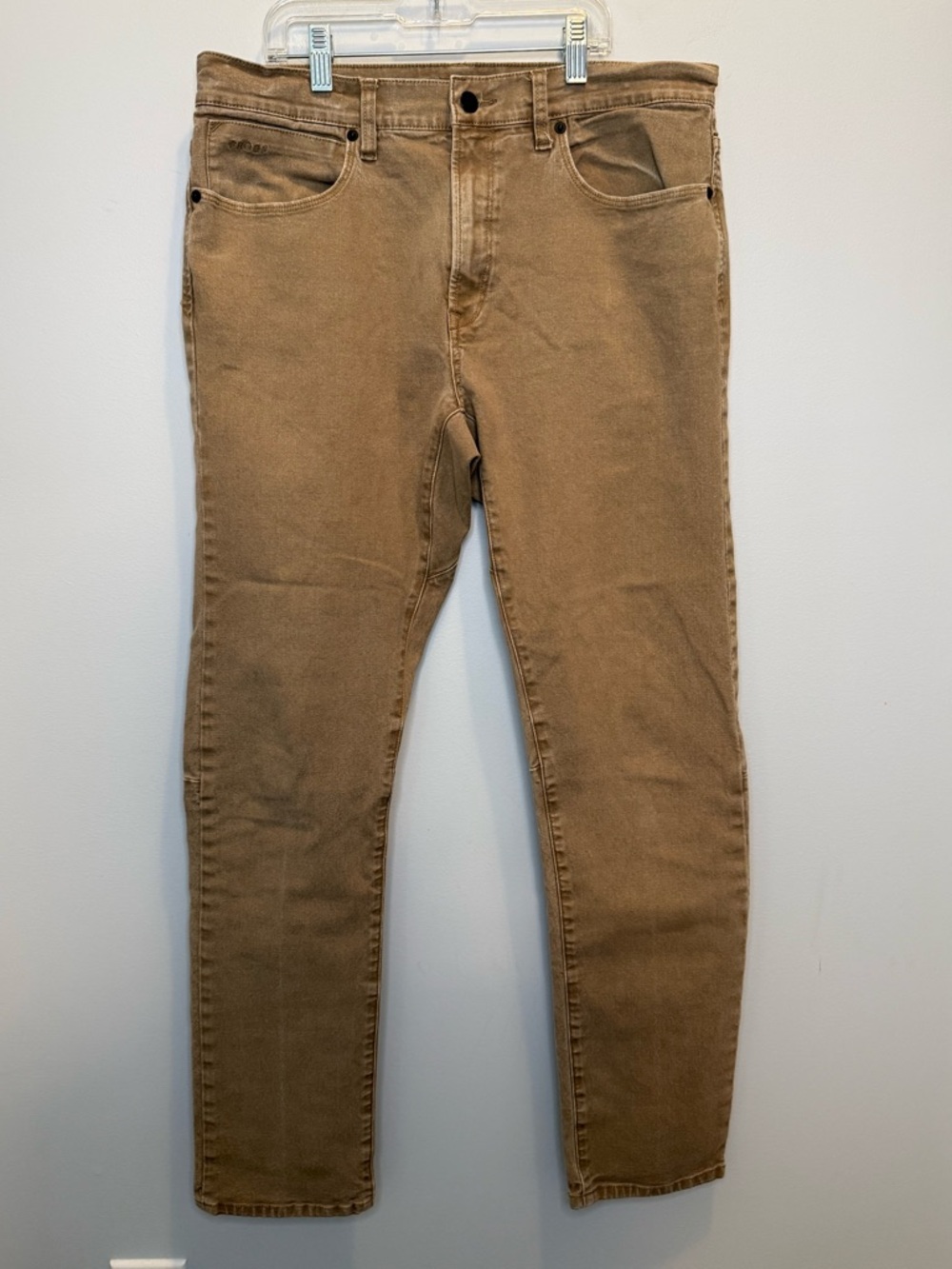Proof Rover Pants Men's 32x30 Huckberry Stretch Canvas Khaki Slim Pants